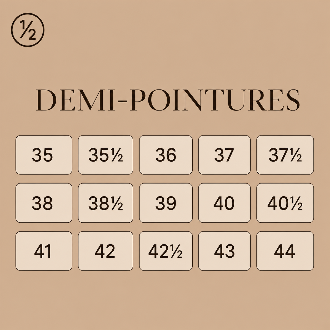Demi-pointures