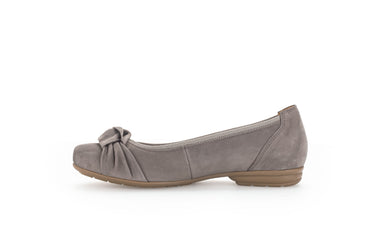 Ballerines marron en cuir