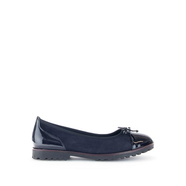 Ballerines bleues en cuir