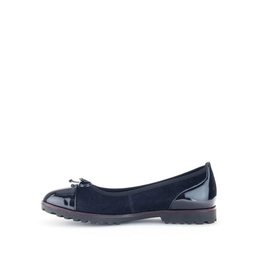 Ballerines bleues en cuir