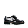 Derbies noires en cuir vernis