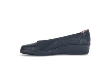 Ballerines noires en cuir