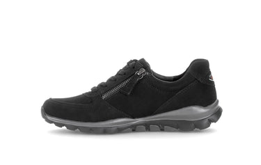 Baskets noires en cuir nubuck