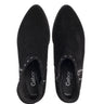 Boots noires en nubuck