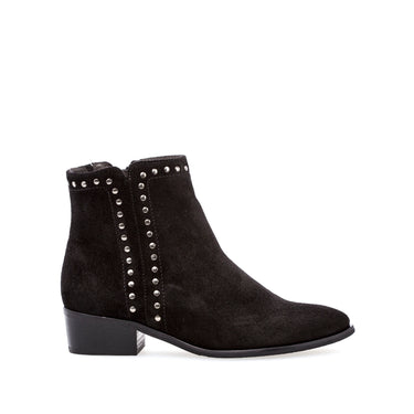Boots noires en nubuck