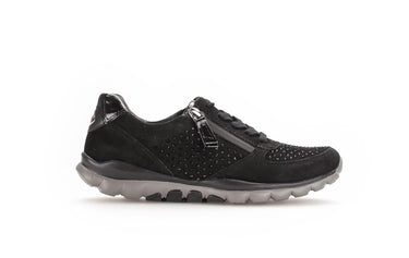 Baskets noires en cuir