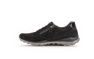 Baskets noires en cuir