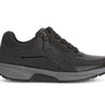 Baskets noires en cuir lisse