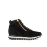 Baskets montantes noires en cuir