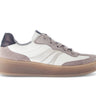 Baskets beiges en cuir lisse