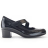 Trotteurs noirs en cuir vernis