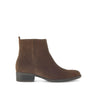 Bottines marron en cuir