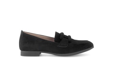 Mocassins noirs en cuir