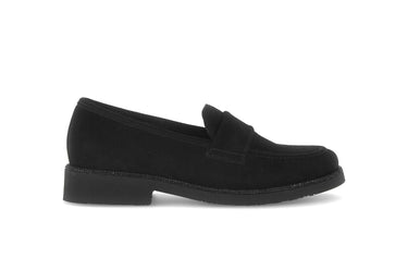Mocassins noirs en cuir
