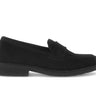 Mocassins noirs en cuir
