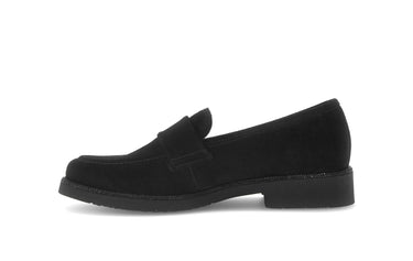 Mocassins noirs en cuir