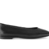 Ballerines noires en cuir lisse