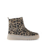 Bottines beiges en cuir