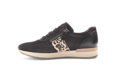Baskets marron en cuir