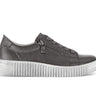 Baskets en cuir lisse