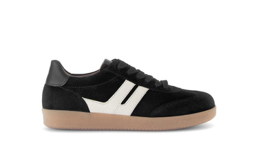 Baskets noires en cuir