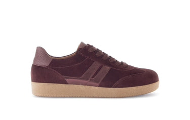 Baskets rouges en cuir
