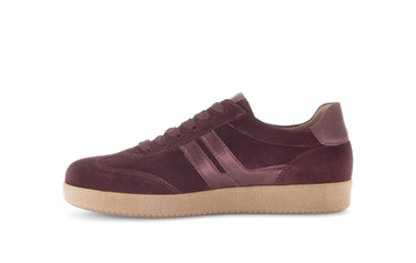 Baskets rouges en cuir