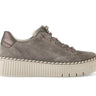 Baskets marron en cuir