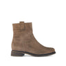 Bottines marron en cuir