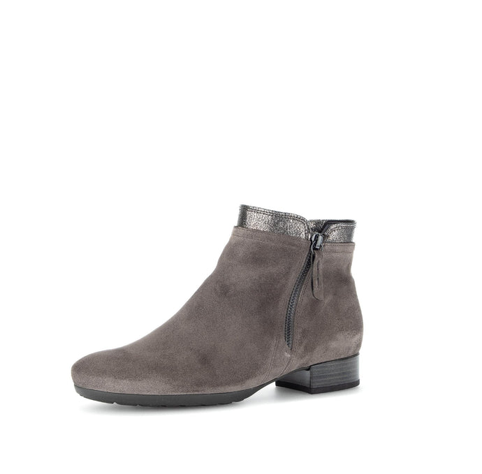 Bottines marron en cuir