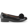 Ballerines noires en cuir vernis