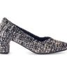 Escarpins noirs en textile