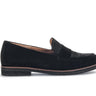 Mocassins noirs en cuir