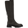 Bottes grises en cuir