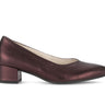 Escarpins rouges en cuir lisse