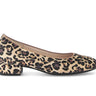 Escarpins beiges en cuir