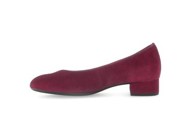 Escarpins rouges en cuir
