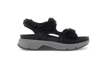 Sandales noires en nubuck