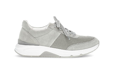Baskets vertes en cuir