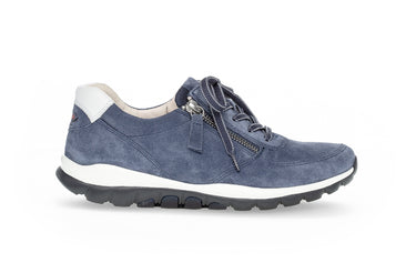 Baskets bleu marine en nubuck