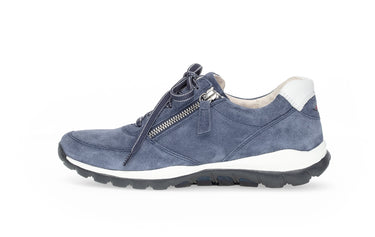Baskets bleu marine en nubuck