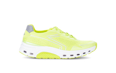 Baskets jaunes en cuir