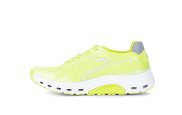 Baskets jaunes en cuir