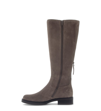Bottes grises en daim