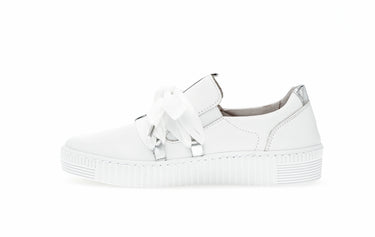 Sneakers blanches en cuir