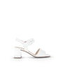 Sandales blanches en cuir
