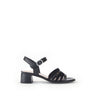 Sandales noires en cuir