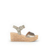 Sandales beiges en cuir