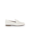 Mocassins ecrus en cuir