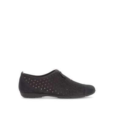 Ballerines bleu marine en nubuk
